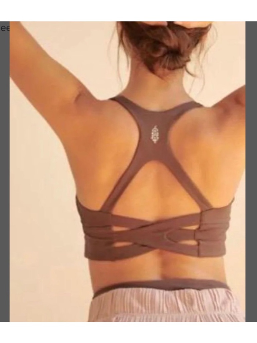 Free People | Movement Freeform Sports Bra Brami Chaga Brown - Picture 2 of 8